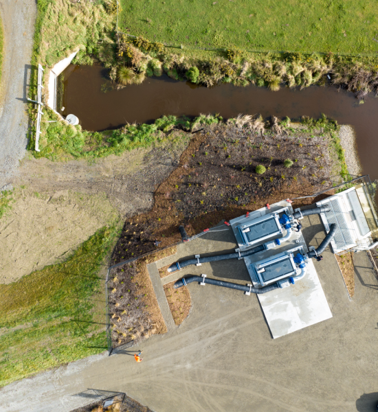 McIntosh pump Kaipoi drone